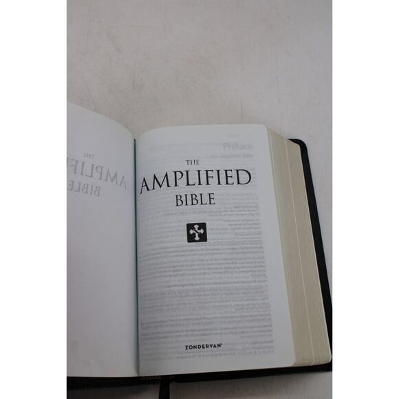 Amplified Thinline Bible, Compact, Bonded Leather, Black - Picture 7 of 13